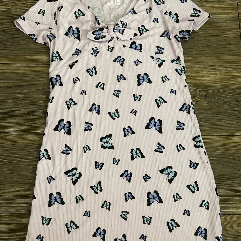 Butterfly Print Dress